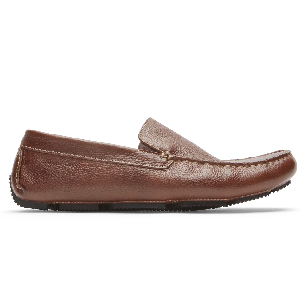 Slip-Ons Barbati Rockport Rhyder Slipper Maro - Romania 5972-EBIHM